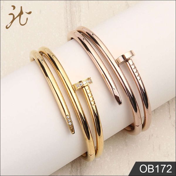 bracelet stainless steel women's streamline japan and south korea simple diamond inlaid, Black
bracelet stainless steel women's streamline japan and south korea simple diamond inlaid, Black