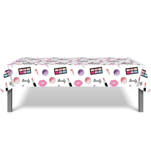disposable dinnerware 130*220cm make up tablecloth girls party decorations eye shadow lipstick tablecover happy birthday kids favors
disposable dinnerware 130*220cm make up tablecloth girls party decorations eye shadow lipstick tablecover happy birthday kids favors