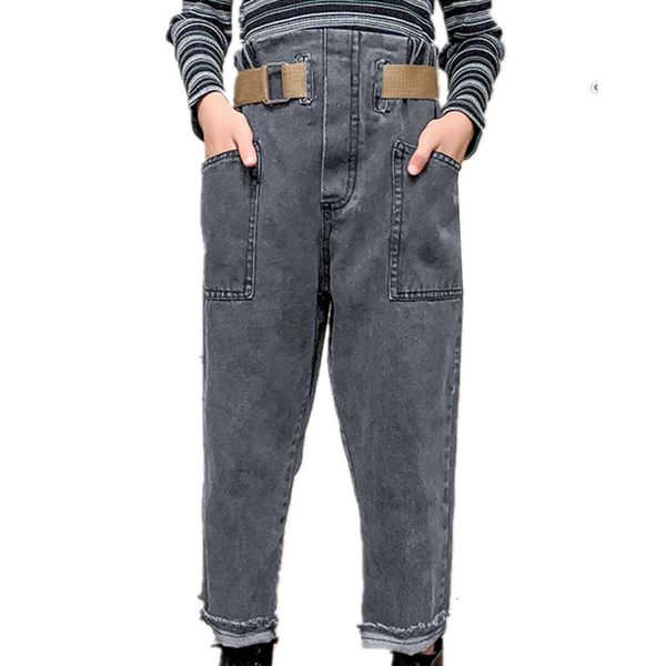 2021 new autumn girl solid child color jeans with retro gray belt style clothes for girls 6 8 10 12-14 years old 8ips, Blue
2021 new autumn girl solid child color jeans with retro gray belt style clothes for girls 6 8 10 12-14 years old 8ips, Blue