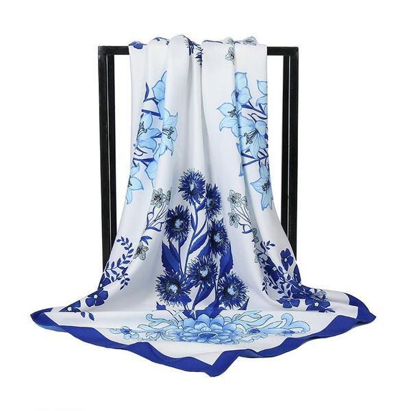 scarves silk scarf fashion ladies fan plant flower print square small fresh headwrap hijab underscarf, Blue;gray
scarves silk scarf fashion ladies fan plant flower print square small fresh headwrap hijab underscarf, Blue;gray