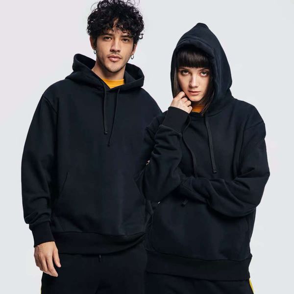 spring and autumn solid color sweater thickened oversize trendy pure cotton loose, Black
spring and autumn solid color sweater thickened oversize trendy pure cotton loose, Black