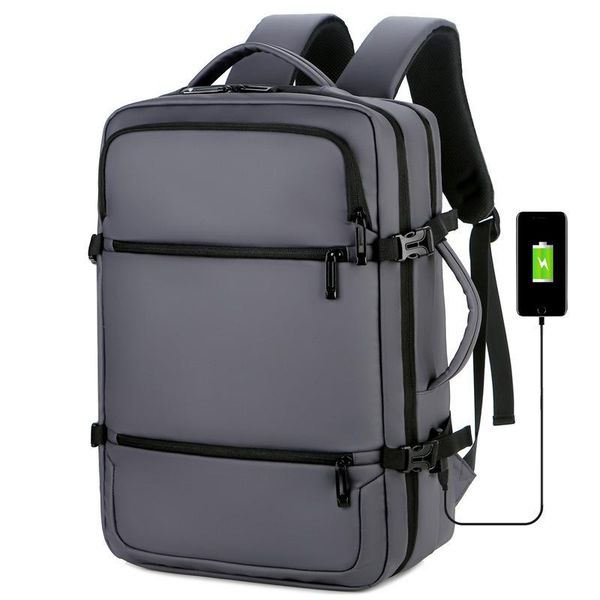 backpack 2021 fashion solid color large capacity business waterproof lapfor travel usb charged student school bag
backpack 2021 fashion solid color large capacity business waterproof lapfor travel usb charged student school bag