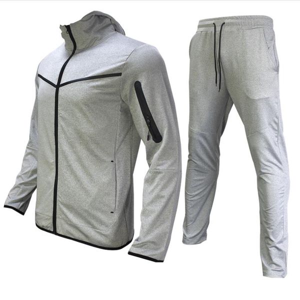 european american style men's tracksuits tech fleece casual knitted full-length zipper cardigan hoodie, Gray
european american style men's tracksuits tech fleece casual knitted full-length zipper cardigan hoodie, Gray