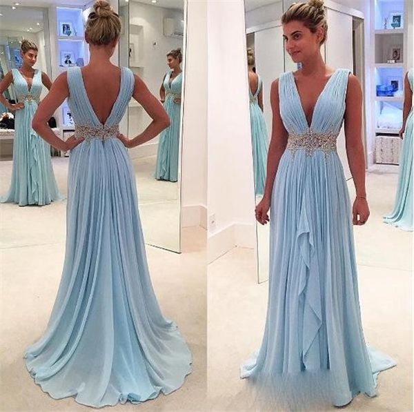 sky blue prom dresses a-line deep v-neck chiffon beaded party maxys plus size long prom gown evening dresses robe de soiree, Black;red
sky blue prom dresses a-line deep v-neck chiffon beaded party maxys plus size long prom gown evening dresses robe de soiree, Black;red