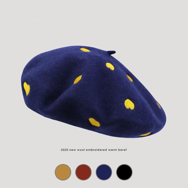 berets style characteristic trend hat korean personalized playing card pattern wool beret painter female british retro bud, Blue;gray
berets style characteristic trend hat korean personalized playing card pattern wool beret painter female british retro bud, Blue;gray