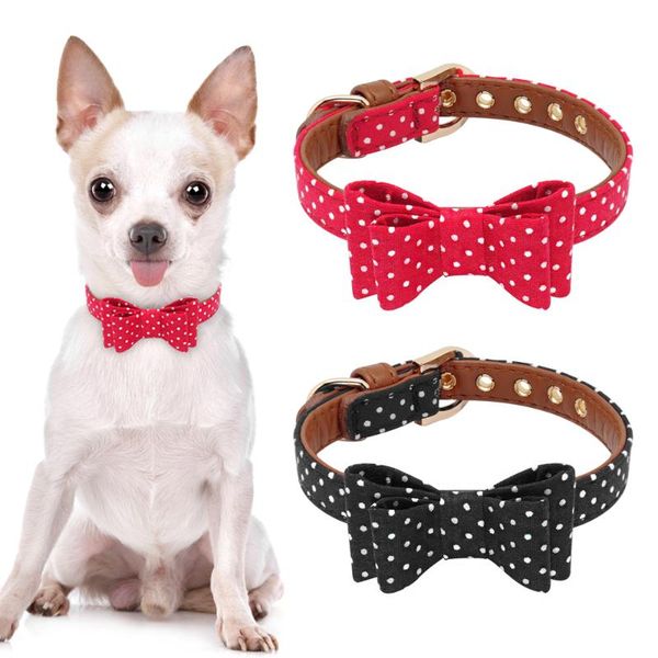 dog collars & leashes cute puppy cat collar leather bowknot pet adjustable for small medium dogs chihuahua yorkie
dog collars & leashes cute puppy cat collar leather bowknot pet adjustable for small medium dogs chihuahua yorkie