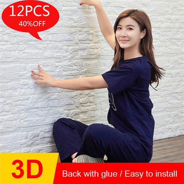 10pcs 3d diy decor home brick wall stickers living room waterproof foam room adhesive sticker wallpaper made decals for kitchen
10pcs 3d diy decor home brick wall stickers living room waterproof foam room adhesive sticker wallpaper made decals for kitchen