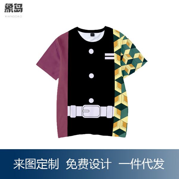3d digital color printing personalized casual short sleeve t-shirt, White;black
3d digital color printing personalized casual short sleeve t-shirt, White;black