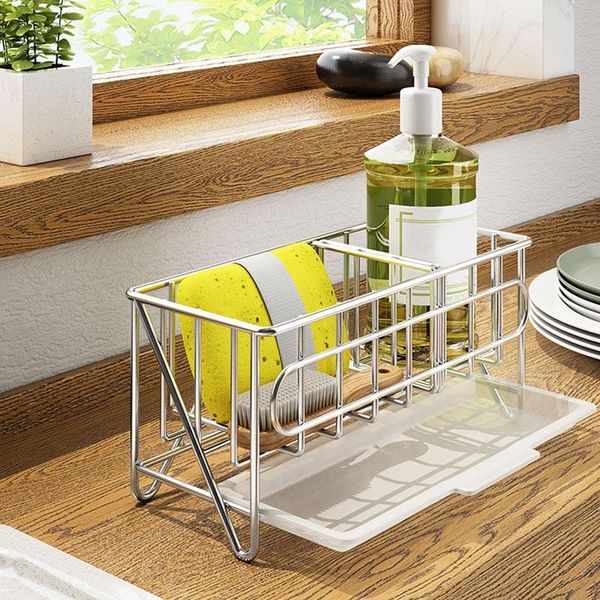 kitchen storage & organization sink caddy organizer countersponge brush soap holder with drain pan stainless steel for
kitchen storage & organization sink caddy organizer countersponge brush soap holder with drain pan stainless steel for