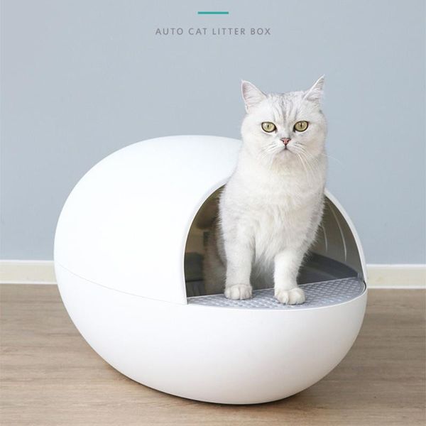 cat grooming automatic sandbox smart gravity sensor pet litter box deodorant splash proof intelligent self cleaning closed tray
cat grooming automatic sandbox smart gravity sensor pet litter box deodorant splash proof intelligent self cleaning closed tray