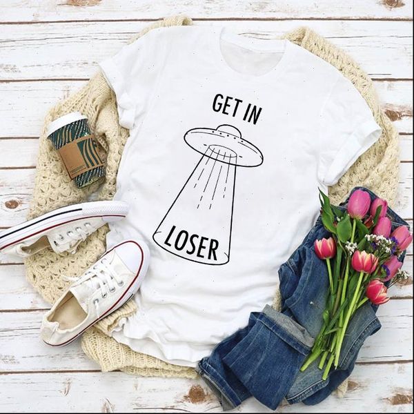 women graphic cartoon ufo funny cute summer kawaii t shirt lady clothes womens clothing tee female t shirt, White
women graphic cartoon ufo funny cute summer kawaii t shirt lady clothes womens clothing tee female t shirt, White