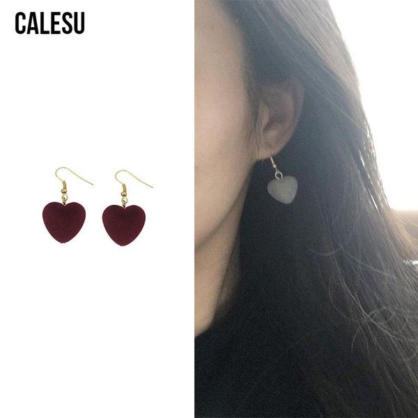dangle & chandelier calesu korean drop earrings velvet heart plush ball ear hook for women personality long jewelry accessories 894 pr49, Silver
dangle & chandelier calesu korean drop earrings velvet heart plush ball ear hook for women personality long jewelry accessories 894 pr49, Silver
