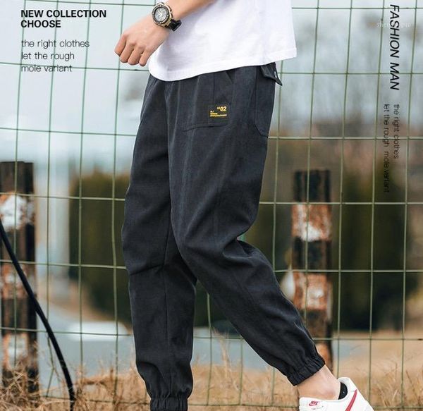 korean men's casual pants loose sports long beamed large size student overalls, Black
korean men's casual pants loose sports long beamed large size student overalls, Black