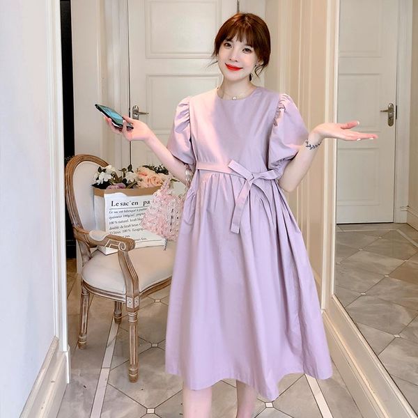 2021 pregnant women summer dress fashion loose o-neck high waist puff sleeve maternity cotton linen dress pink pregnancy clothes, White
2021 pregnant women summer dress fashion loose o-neck high waist puff sleeve maternity cotton linen dress pink pregnancy clothes, White