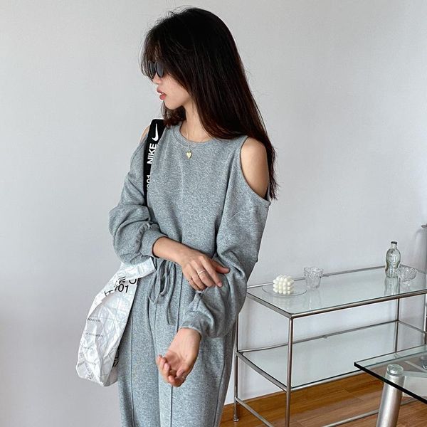 korean two piece womens suit off shoulder long sleeved women and high waist wide leg pants casual suit female fashion sets, White
korean two piece womens suit off shoulder long sleeved women and high waist wide leg pants casual suit female fashion sets, White