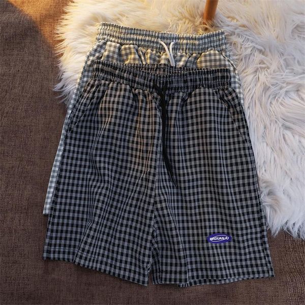 women's shorts harajuku summer women 2021 trend fashion elastic plaid short femme y2k aestheitc baggy bottoms ladies casual outfits sof, White;black
women's shorts harajuku summer women 2021 trend fashion elastic plaid short femme y2k aestheitc baggy bottoms ladies casual outfits sof, White;black