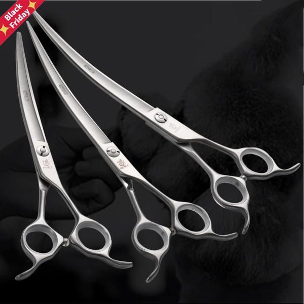 dog grooming professional pet curved shear 6.5/7.0/7.5 inch scissors for hair groomer stylist japan 440c
dog grooming professional pet curved shear 6.5/7.0/7.5 inch scissors for hair groomer stylist japan 440c