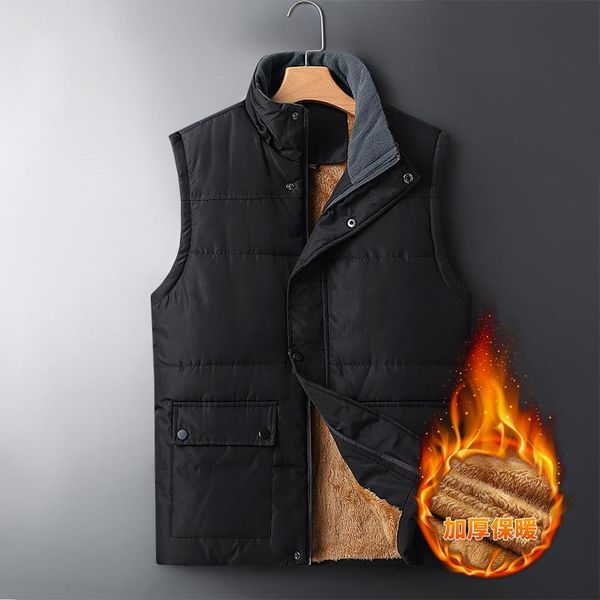 men's vests men sleeveless jacket plus size waistcoat vest fleece winter brand outwear male homme multi pocket, Black;white
men's vests men sleeveless jacket plus size waistcoat vest fleece winter brand outwear male homme multi pocket, Black;white