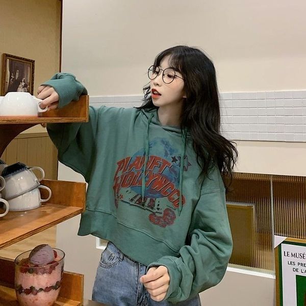 women's hoodies & sweatshirts autumn clothing cartoon printed all-matching loose, Black
women's hoodies & sweatshirts autumn clothing cartoon printed all-matching loose, Black