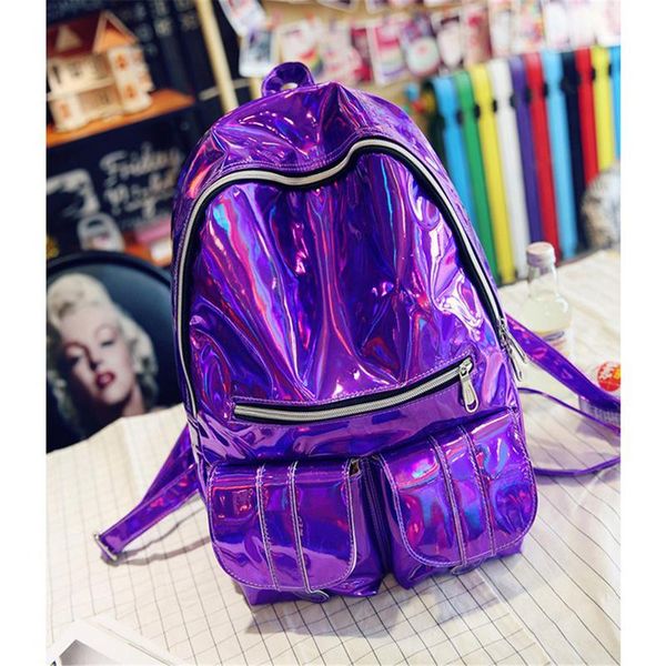 backpack coofit fashion girl's hiphop style holographic pu leather bagpack female lasers shiny candy bolsas feminina sac
backpack coofit fashion girl's hiphop style holographic pu leather bagpack female lasers shiny candy bolsas feminina sac