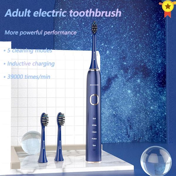 smart electric toothbrush sonic timer brush 5 mode base charging ipx7 waterproof tooth brushes 2 heads replace
smart electric toothbrush sonic timer brush 5 mode base charging ipx7 waterproof tooth brushes 2 heads replace