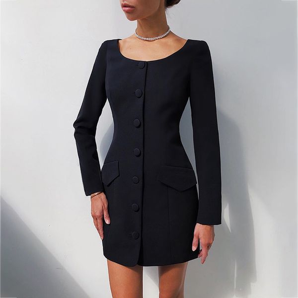 casual black white womens dress long sleeve stretchy slim mini dress streetwear party button front autumn clothing, Black;gray
casual black white womens dress long sleeve stretchy slim mini dress streetwear party button front autumn clothing, Black;gray