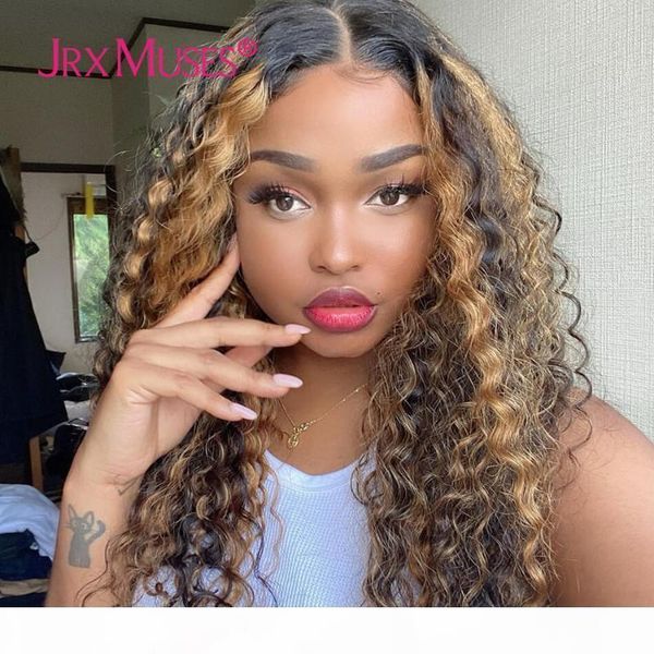 highlights lace front human hair wigs deep wave honey blonde piano mix color water curly t part wig preplukced for black women, Black;brown
highlights lace front human hair wigs deep wave honey blonde piano mix color water curly t part wig preplukced for black women, Black;brown