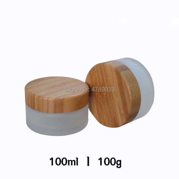 storage bottles & jars 8pcs 100g matted empty glass cream jar pot with bamboo cover lid 100ml dull polish cosmetic package refillable contai
storage bottles & jars 8pcs 100g matted empty glass cream jar pot with bamboo cover lid 100ml dull polish cosmetic package refillable contai