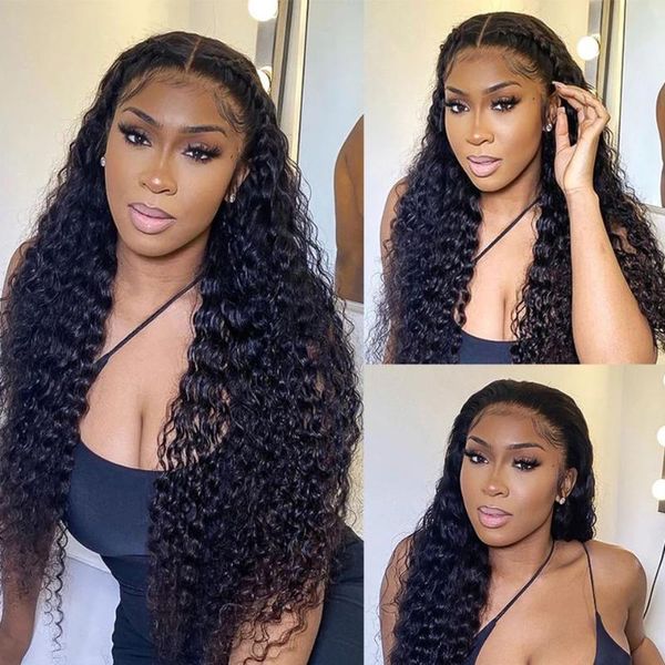 lace wigs deep wave frontal wig 30 32 inch curly human hair for black women hd wet and wavy brazilian full water front, Black;brown
lace wigs deep wave frontal wig 30 32 inch curly human hair for black women hd wet and wavy brazilian full water front, Black;brown