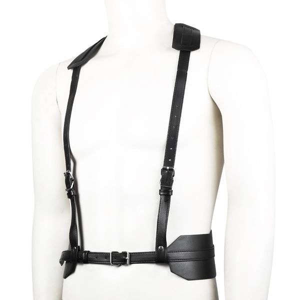 new men sexyy punk bodysuit of adjustable leather fantasy gay jumpsuit teddy harness belt strap for fetish bondage underwear 
new men sexyy punk bodysuit of adjustable leather fantasy gay jumpsuit teddy harness belt strap for fetish bondage underwear