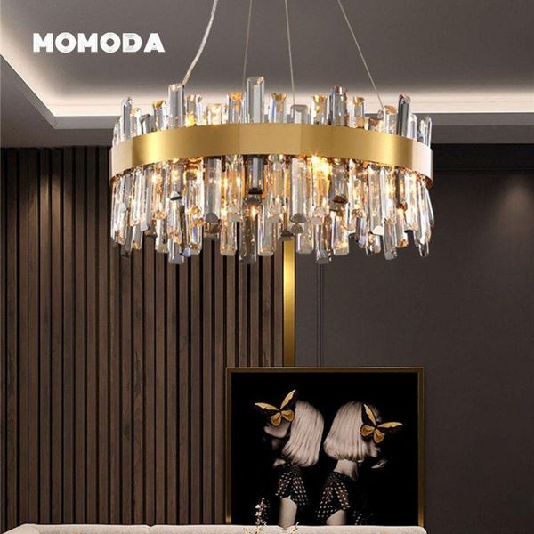 chandeliers luxury led crystal lighting fixture postmodern stainless steel gold lights lustre bedroom living room decor
chandeliers luxury led crystal lighting fixture postmodern stainless steel gold lights lustre bedroom living room decor