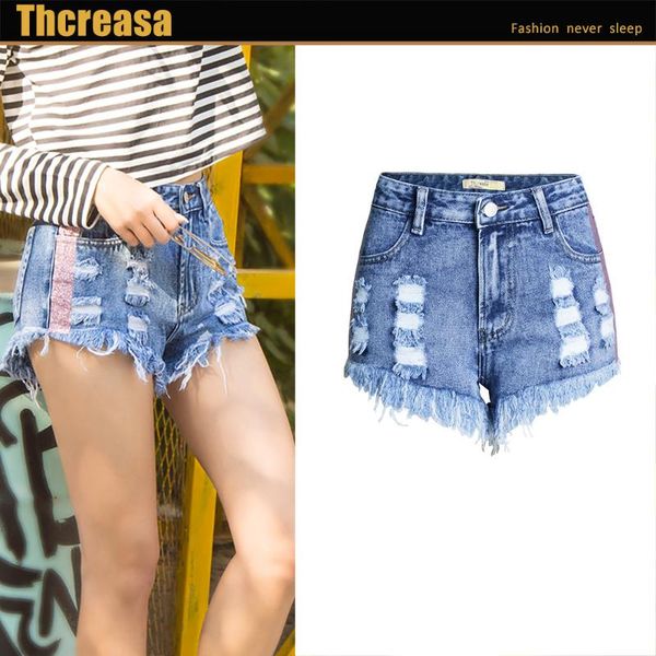 states in spring and summer 2021 holes irregular cat beard fringe color ribbon denim high waist pants shorts pants, Blue
states in spring and summer 2021 holes irregular cat beard fringe color ribbon denim high waist pants shorts pants, Blue