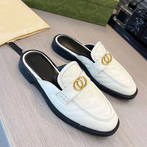 2022 summer beach slippers classic designer lady lazy flat baotou flip flops 100% leather slides suede letter women shoes cowhide metal woma, Black
2022 summer beach slippers classic designer lady lazy flat baotou flip flops 100% leather slides suede letter women shoes cowhide metal woma, Black