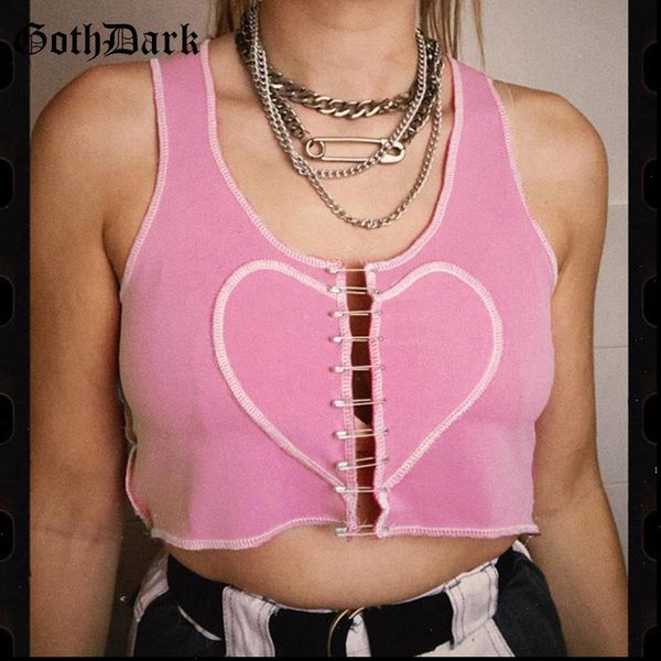 e girl pink summer tank y2k chic heart contrast stitch hook pins crop 90s streetwear sleeveless women cloth, White
e girl pink summer tank y2k chic heart contrast stitch hook pins crop 90s streetwear sleeveless women cloth, White