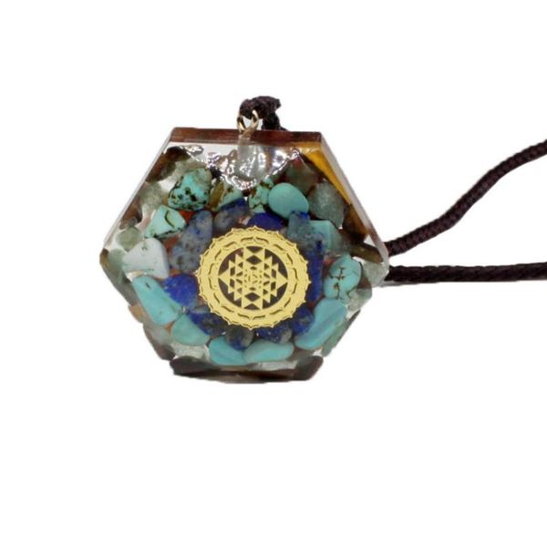 pendant necklaces fyjs unique light yellow gold color hexagon stone and resin rope chain necklace orgone energy jewelry, Silver
pendant necklaces fyjs unique light yellow gold color hexagon stone and resin rope chain necklace orgone energy jewelry, Silver