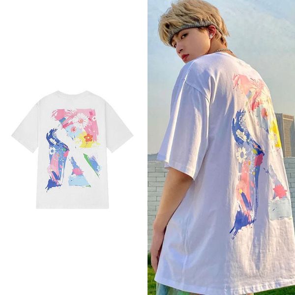 men's t-shirts harajuku ulzzang tshirts men graphic kpop floral gothic oversized t shirts retro shirt, White;black
men's t-shirts harajuku ulzzang tshirts men graphic kpop floral gothic oversized t shirts retro shirt, White;black