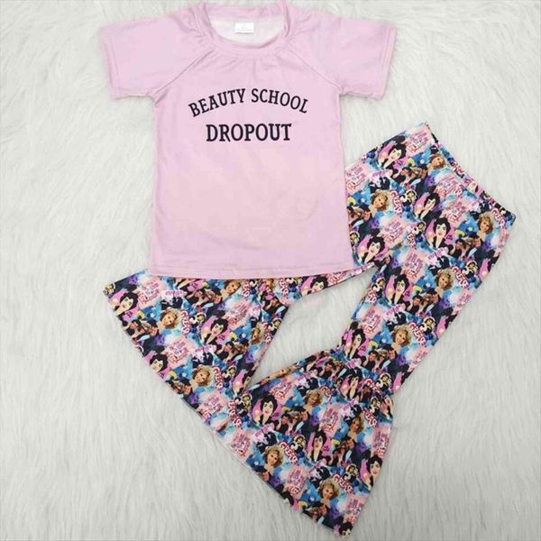 rts baby girls short sleeve raglan kids boutique outfits clothing sets bell bottom pants cartoon country style clothes, White
rts baby girls short sleeve raglan kids boutique outfits clothing sets bell bottom pants cartoon country style clothes, White