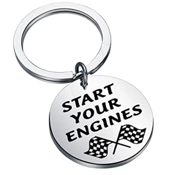 keychains race day keychain gift street racing start your engines checkered flag jewelry car drag gifts, Silver
keychains race day keychain gift street racing start your engines checkered flag jewelry car drag gifts, Silver
