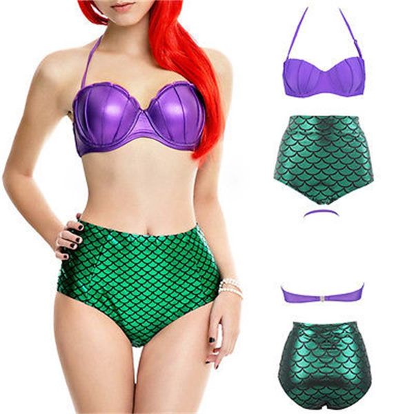 2019 new retro mermaid swimsuit underwire push up high waist bikini set women swimwear cosplay bathing suits biquni
2019 new retro mermaid swimsuit underwire push up high waist bikini set women swimwear cosplay bathing suits biquni