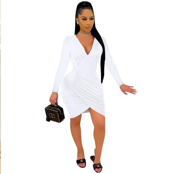 casual dresses women pure midi dress solid long sleeve stacked bodycon party elegant 2021 autumn winter club outfits, Black;gray
casual dresses women pure midi dress solid long sleeve stacked bodycon party elegant 2021 autumn winter club outfits, Black;gray