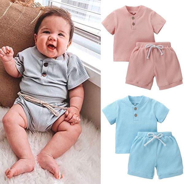 clothing sets summer refreshing 0m-18m toddler boy and girl short-sleeved round neck solid color two-color bandage shorts suit, White
clothing sets summer refreshing 0m-18m toddler boy and girl short-sleeved round neck solid color two-color bandage shorts suit, White