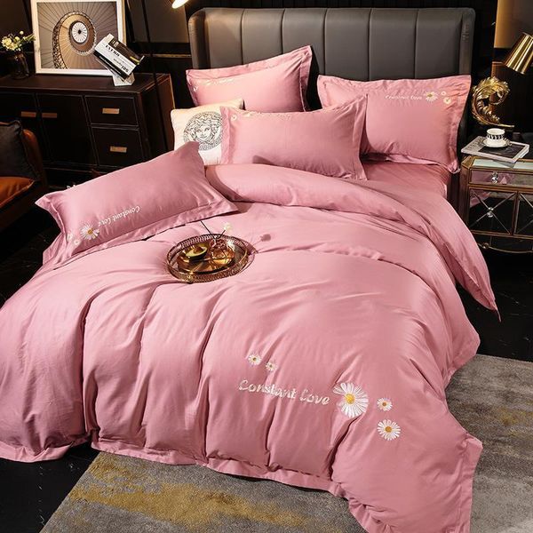 100% cotton bedding set embroidered flower pastoral style duvet cover bed linen pillowcases fitted sheet flat sheetl
100% cotton bedding set embroidered flower pastoral style duvet cover bed linen pillowcases fitted sheet flat sheetl