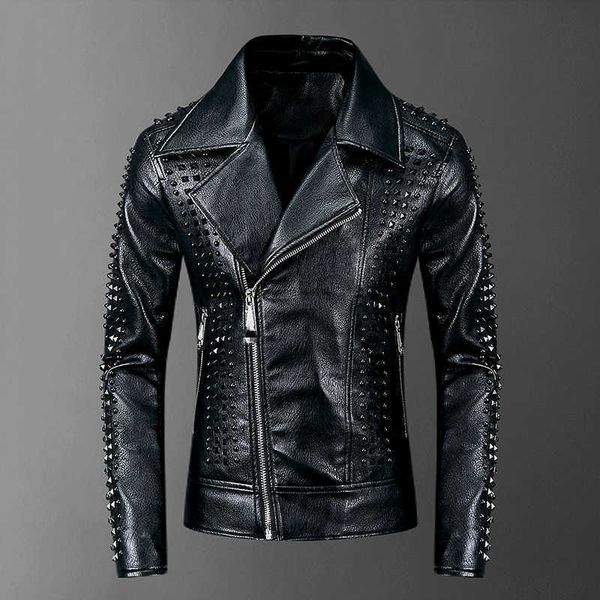 rivet leather jacket men 2020 punk rock faux leather men coat xxxl, Black;brown
rivet leather jacket men 2020 punk rock faux leather men coat xxxl, Black;brown