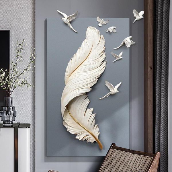 decorative objects & figurines nordic porch decoration painting light luxury 3d vertical version of living room creative feather hanging aes
decorative objects & figurines nordic porch decoration painting light luxury 3d vertical version of living room creative feather hanging aes