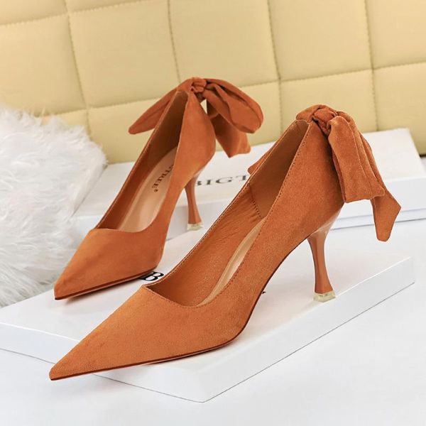 dress shoes 2021 fashion sweet stiletto super high heel shallow mouth pointed suede bow women's wedding zapatos de mujer, Black
dress shoes 2021 fashion sweet stiletto super high heel shallow mouth pointed suede bow women's wedding zapatos de mujer, Black
