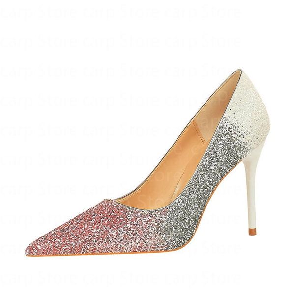 dress shoes carp summer women sandals high heels women's single shallow mouth pointed toe color matching sequin bridal wedding, Black
dress shoes carp summer women sandals high heels women's single shallow mouth pointed toe color matching sequin bridal wedding, Black