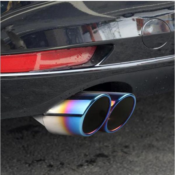 motorcycle exhaust system universal auto muffler dual outlet car tip stainless steel slant rolled edge blue anti-resistance repai
motorcycle exhaust system universal auto muffler dual outlet car tip stainless steel slant rolled edge blue anti-resistance repai