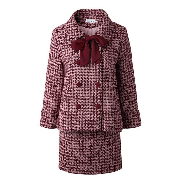 winter long sleeve tweed wool skirts set women 2pcs sets knitted coats jacket + mini skirt two piece sets vintage suits, Black;brown
winter long sleeve tweed wool skirts set women 2pcs sets knitted coats jacket + mini skirt two piece sets vintage suits, Black;brown