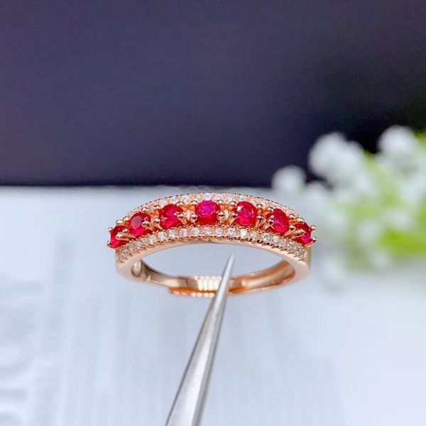 cluster rings colife jewelry clasic ruby ring for woman 7 pieces natural silver 925 gift, Golden;silver
cluster rings colife jewelry clasic ruby ring for woman 7 pieces natural silver 925 gift, Golden;silver