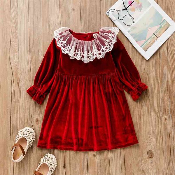 baby / toddler lace collar ruffled red velvet long-sleeve dress 210528, Red;yellow
baby / toddler lace collar ruffled red velvet long-sleeve dress 210528, Red;yellow